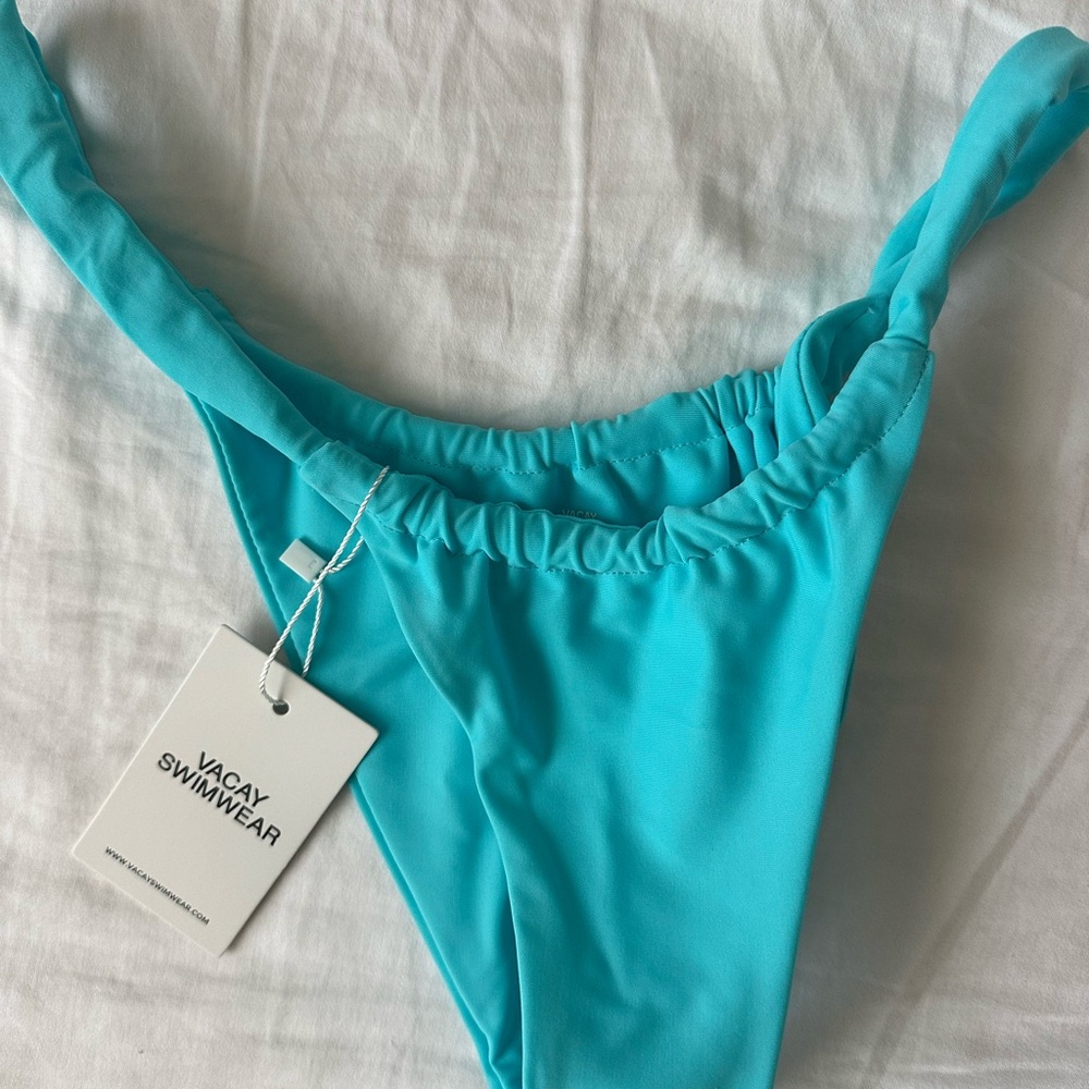 Vacay Swimwear Rhode bottom aqua m